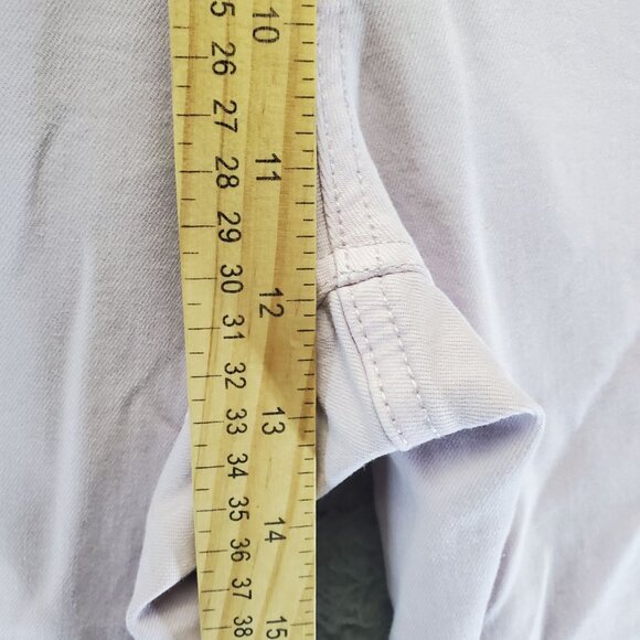 Buffalo David Bitton Pants Womens Size 16 Lilac Purple Brigette High Rise Crop - Picture 7 of 13